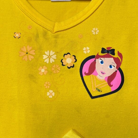EMMA WIGGLE The Wiggles Girls Dress 4 4T Yellow Wiggle Halloween Costume HTF - Picture 4 of 8